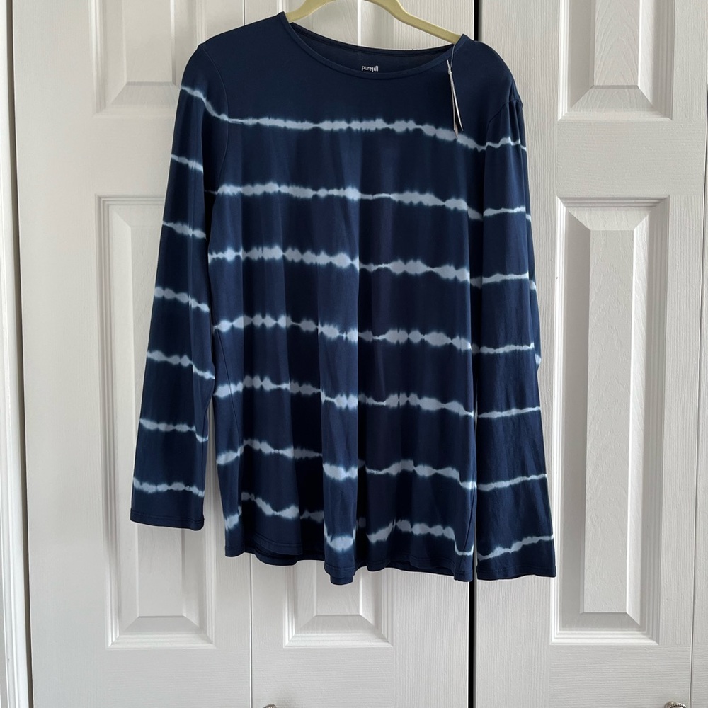 Pure Jill Tie Dye top NWT